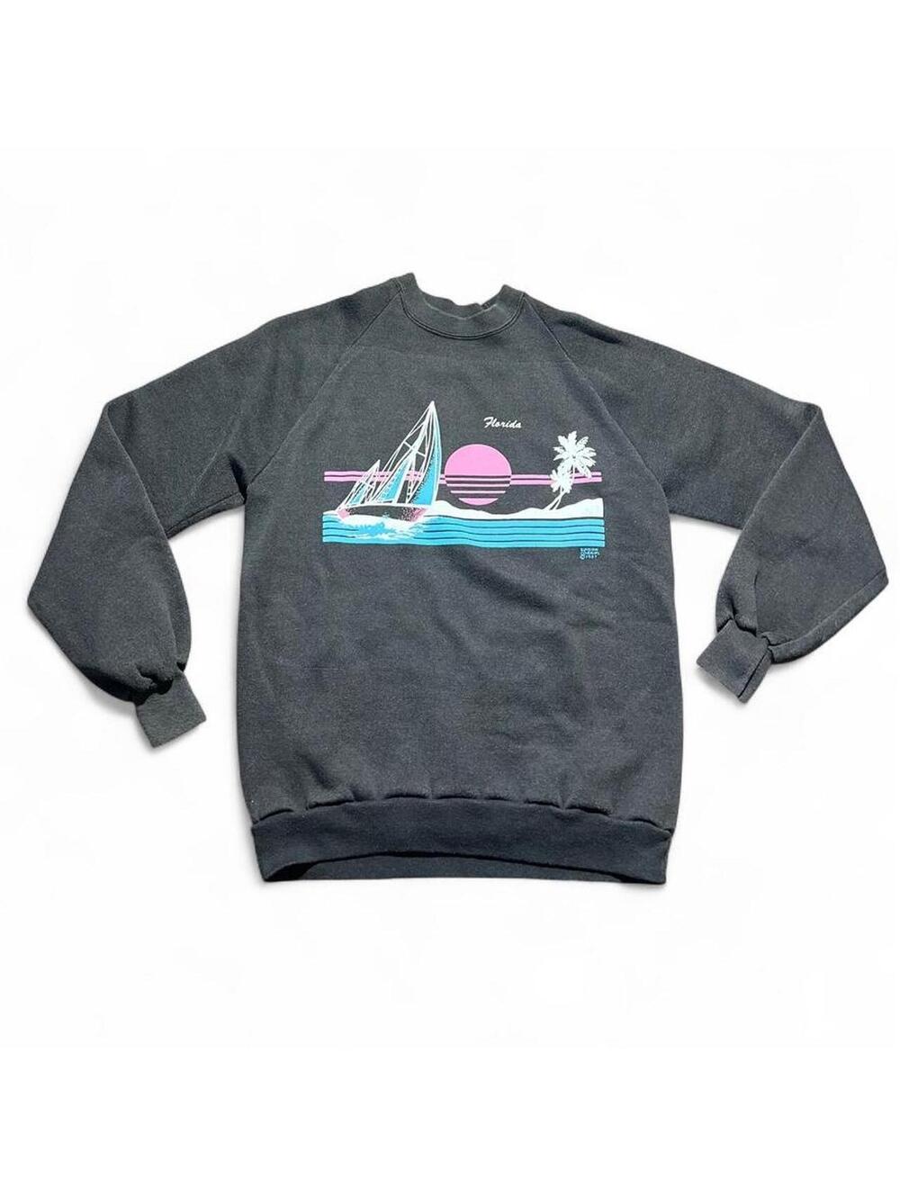 Vintage 80s Florida Crewneck Sweatshirt